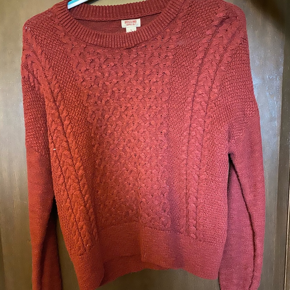 Red sweater
